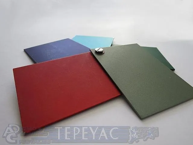 Colores lisos de aluminio