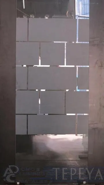 Puerta de cristal con sand blast